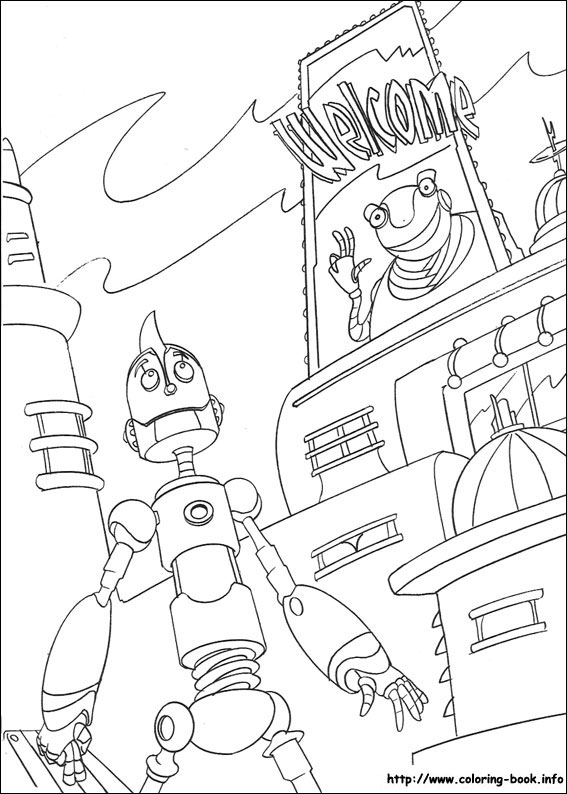 Roboty kolorowanki